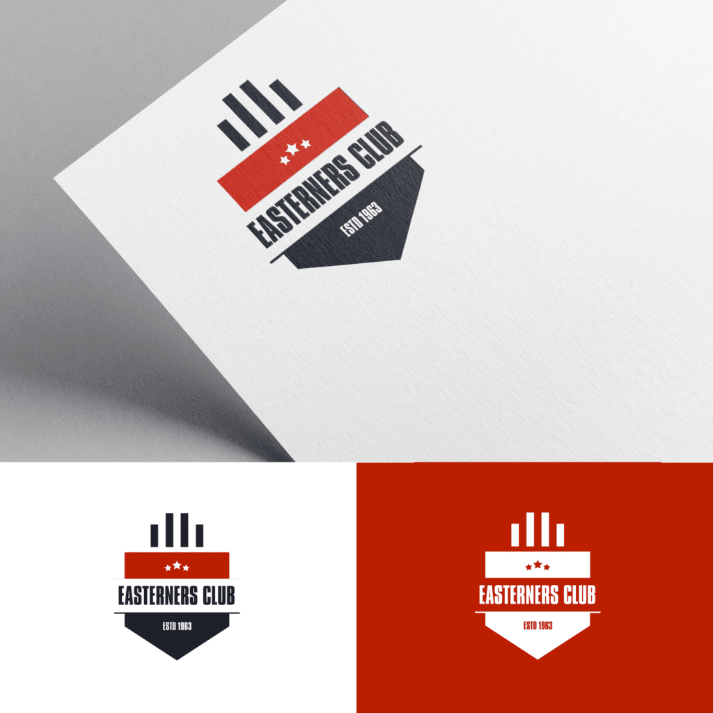 Easterners Rugby Club Logo Design for a graphic designer portfolio