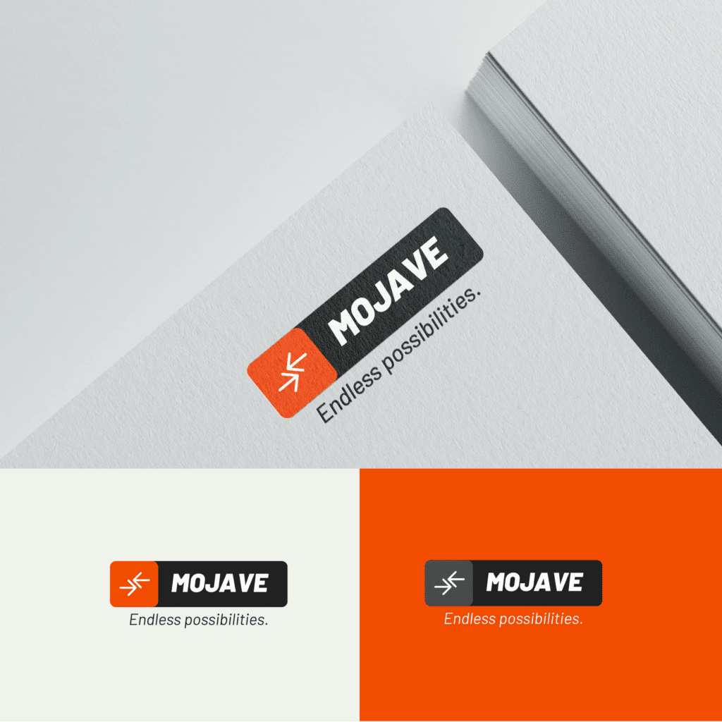 Mojave Moving Company Logo Design for a graphic designer portfolio