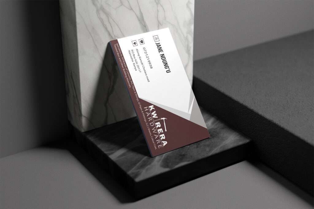 Business Card Design for graphic designer portfolio